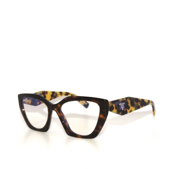 Prada SPR26YS 26 2AU08N 54 Havana Clear Blue Filter Eyeglasses/Sunglasses 26YS - Picture 1 of 5
